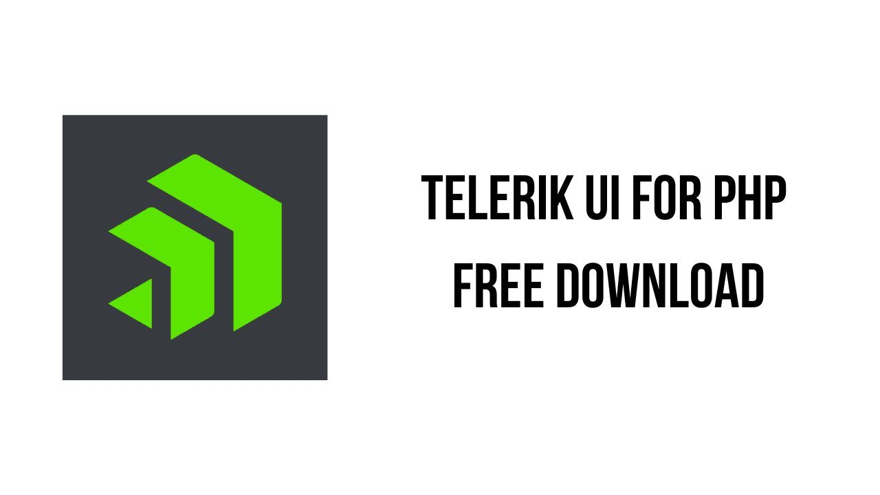 Telerik UI for PHP Free Download