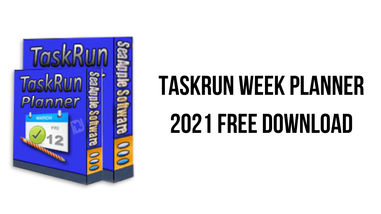 TaskRun Week Planner 2021 Free Download