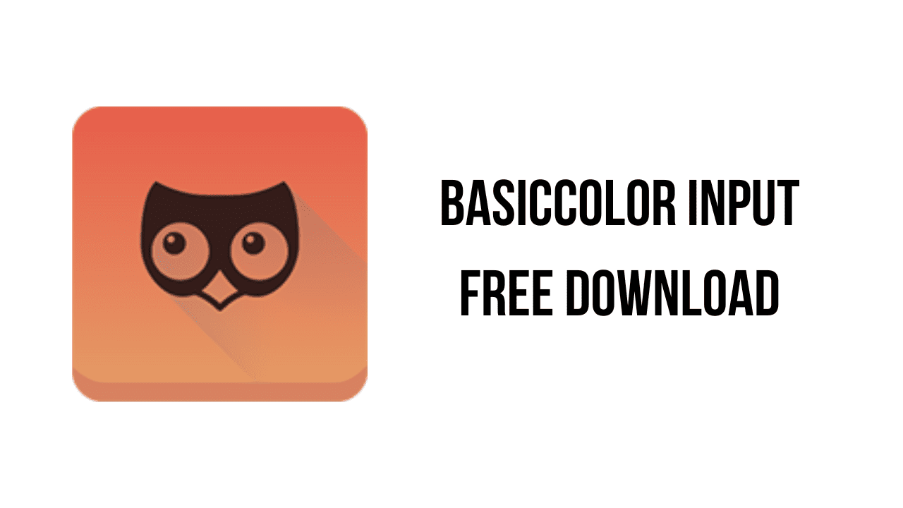 basICColor input Free Download