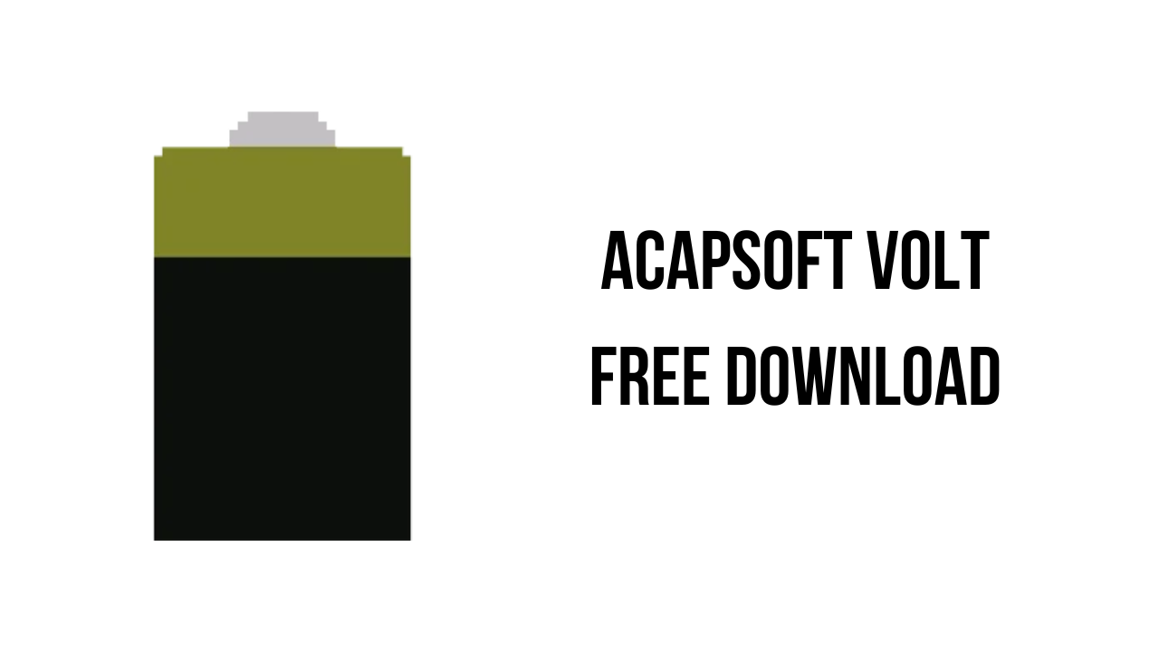 ACAPsoft Volt Free Download