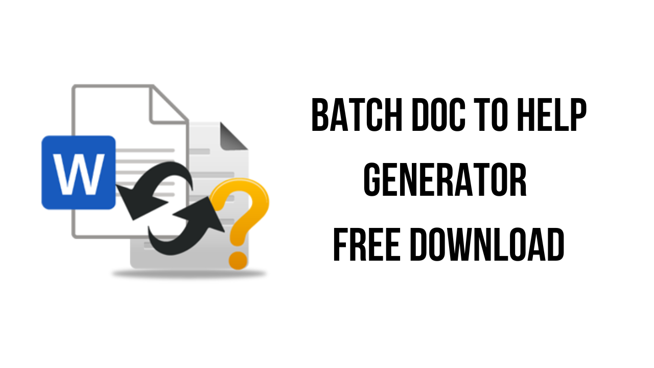 Batch DOC to Help Generator Free Download