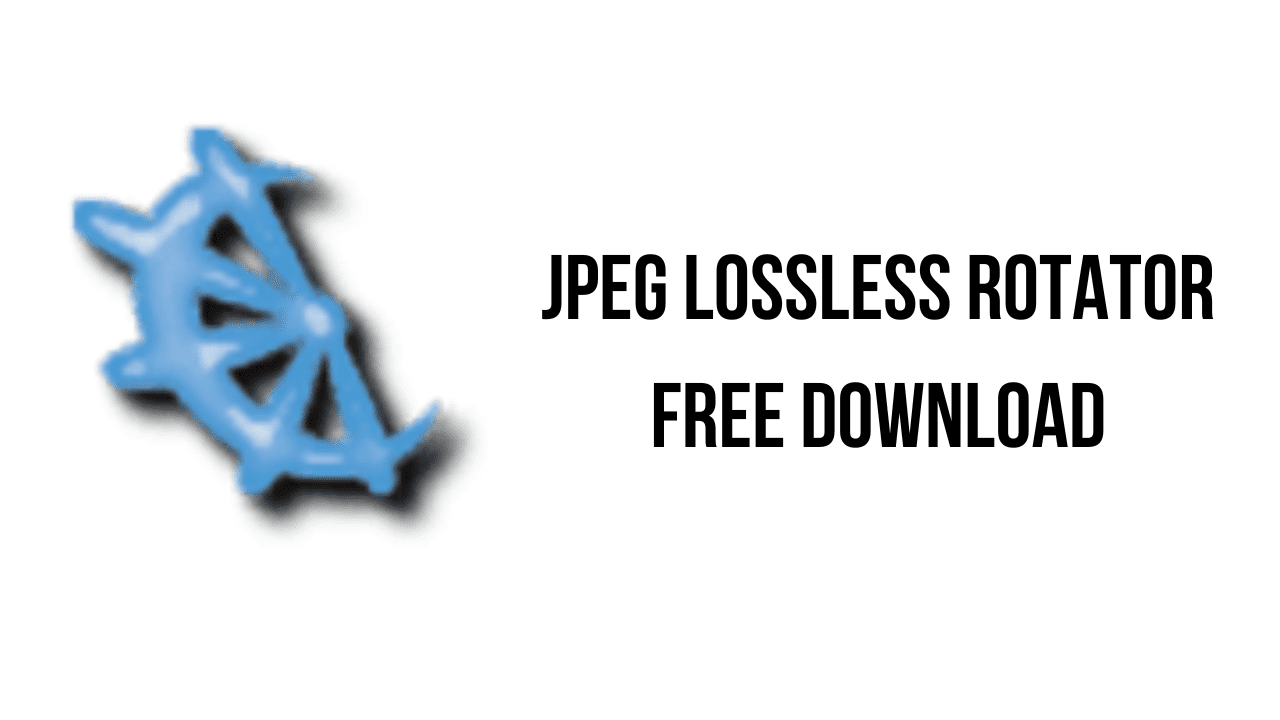 JPEG Lossless Rotator Free Download