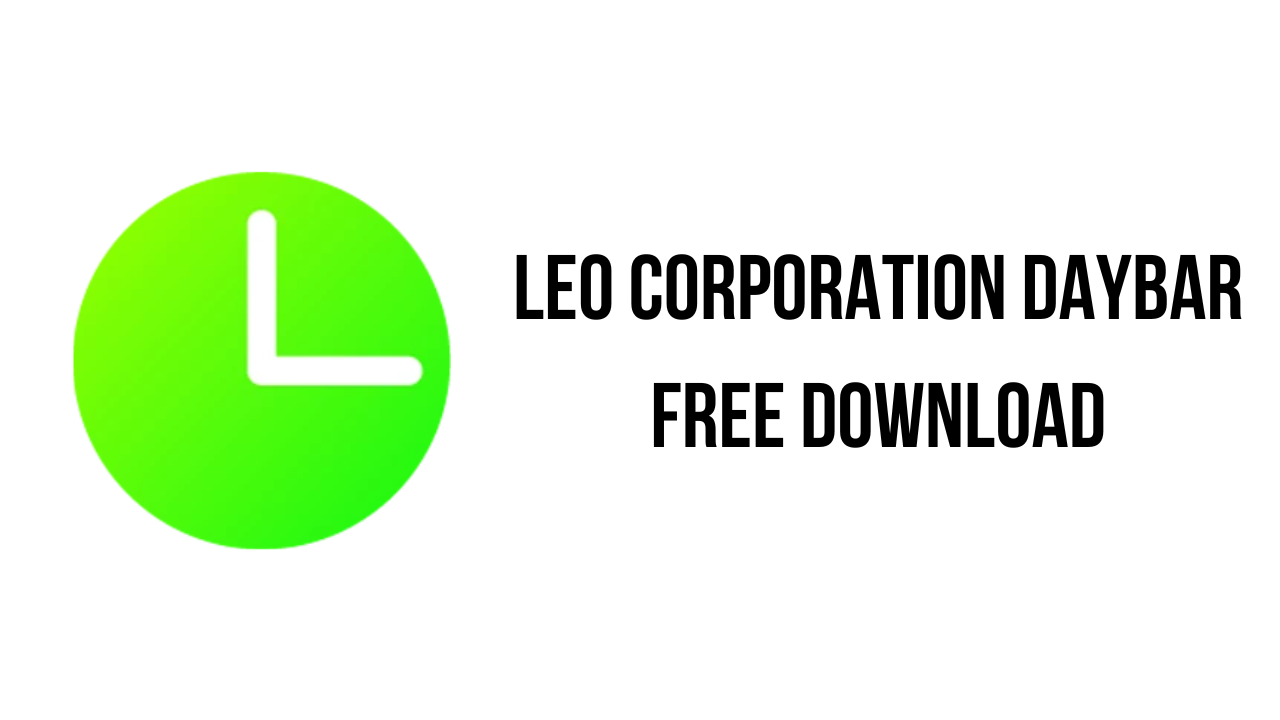 Leo Corporation DayBar Free Download