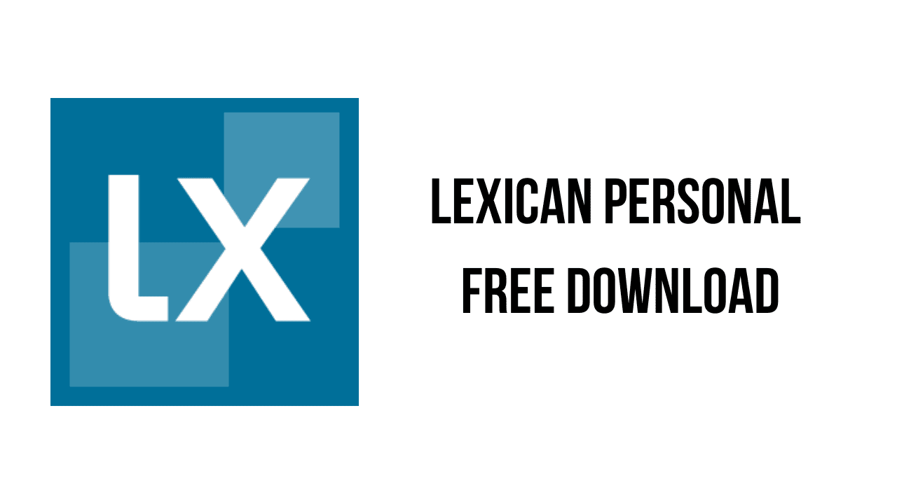 Lexican Personal Free Download