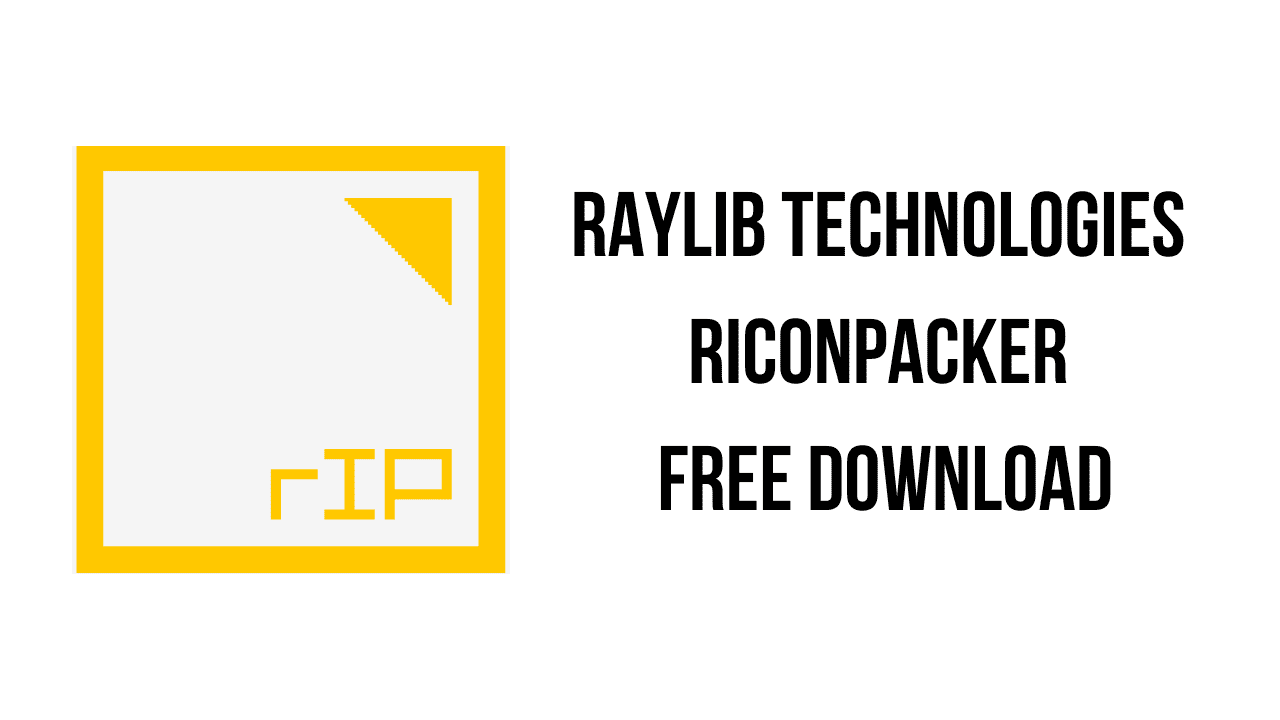 Raylib Technologies rIconPacker Free Download