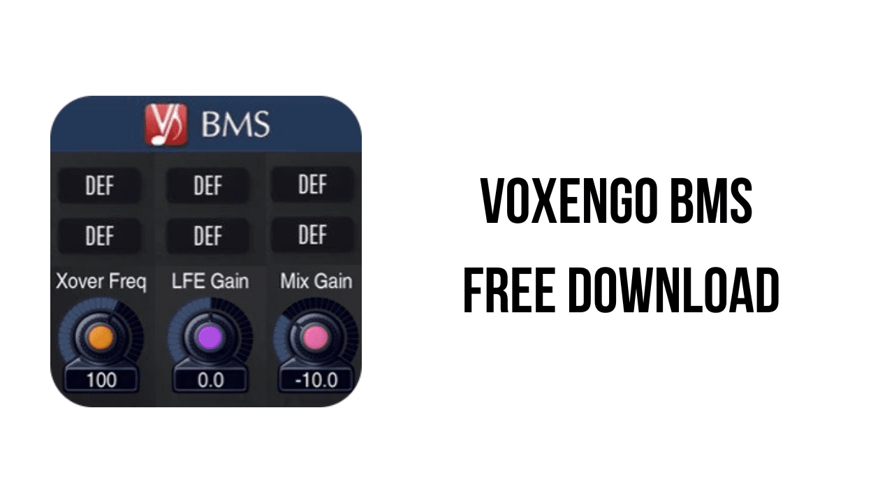 Voxengo BMS Free Download