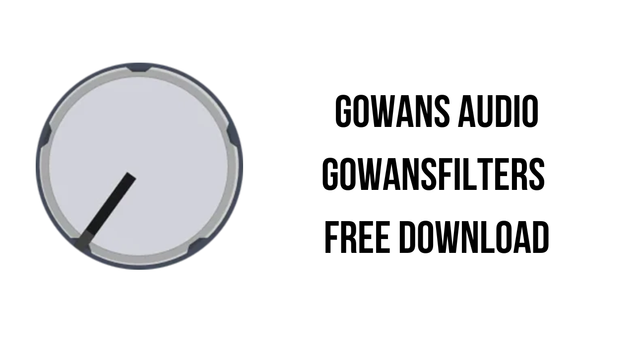 Gowans Audio GowansFilters Free Download
