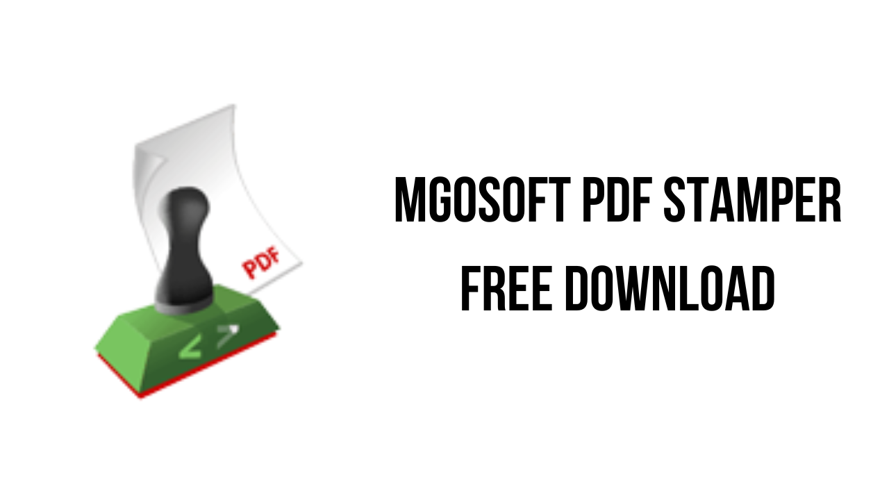 Mgosoft PDF Stamper Free Download