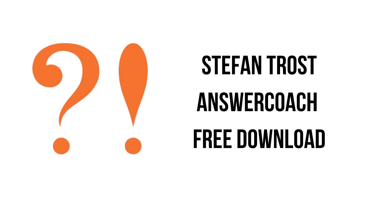 Stefan Trost AnswerCoach Free Download