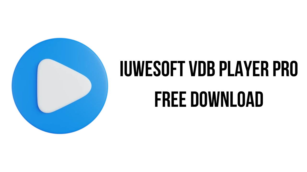 IUWEsoft VDB Player Pro Free Download