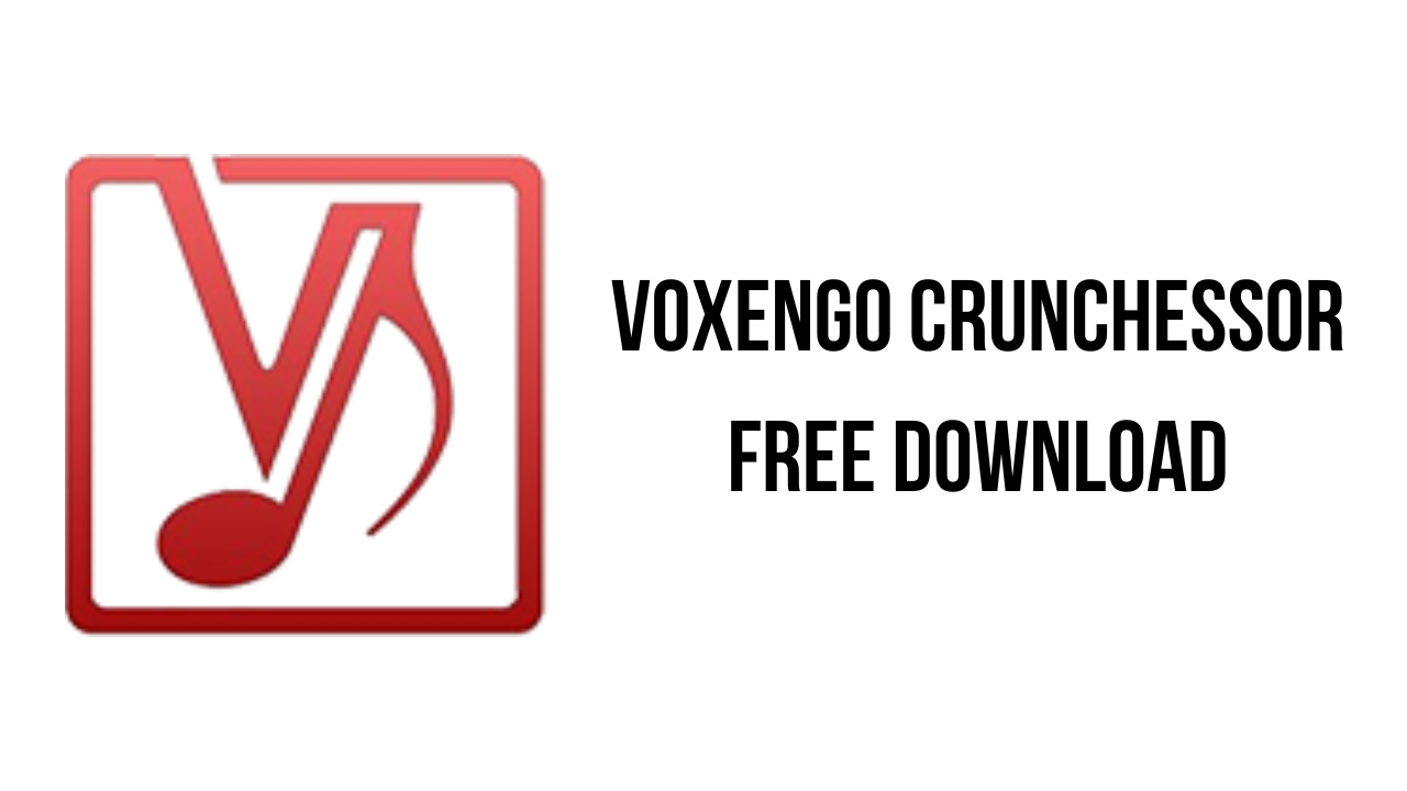 Voxengo Crunchessor Free Download