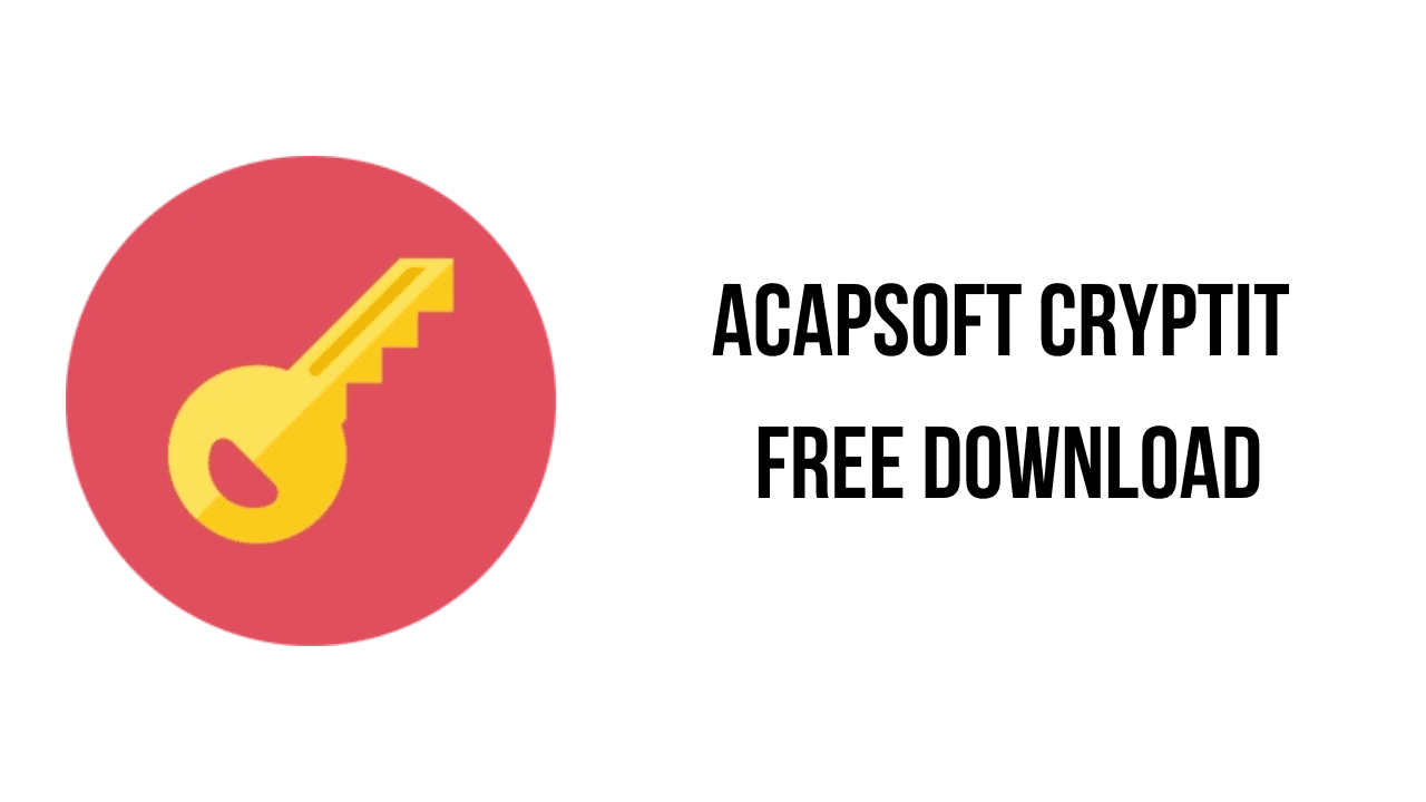 ACAPsoft CryptIt Free Download