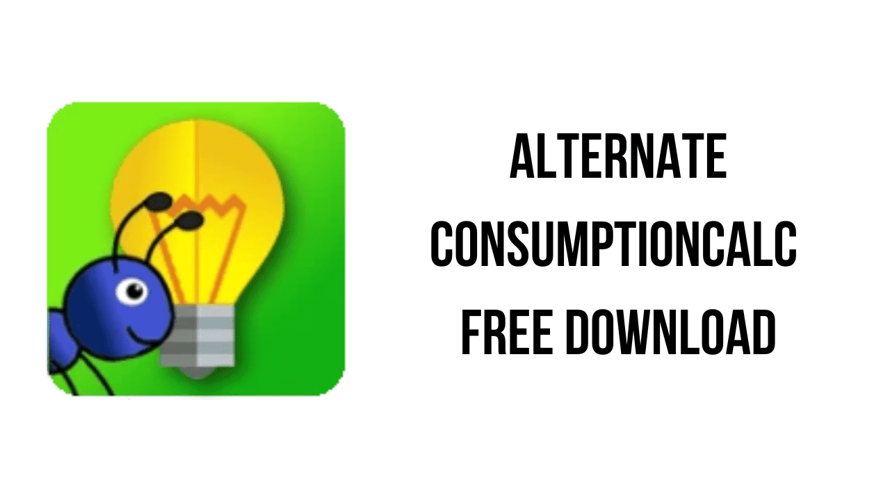 Alternate ConsumptionCalc Free Download