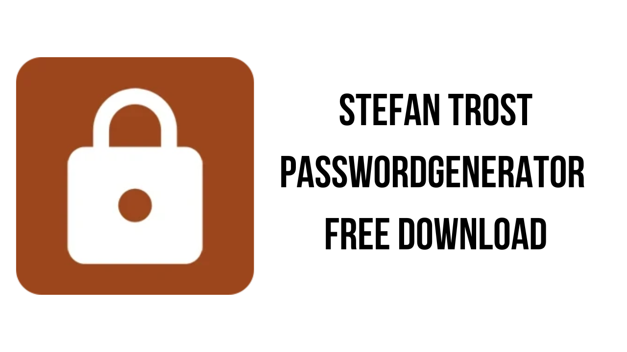 Stefan Trost PasswordGenerator Free Download