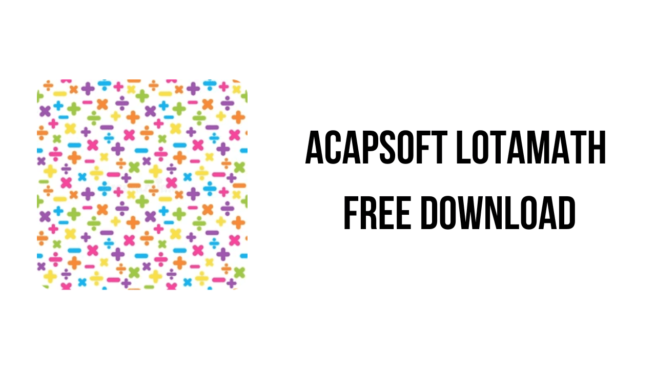 ACAPsoft LotaMath Free Download