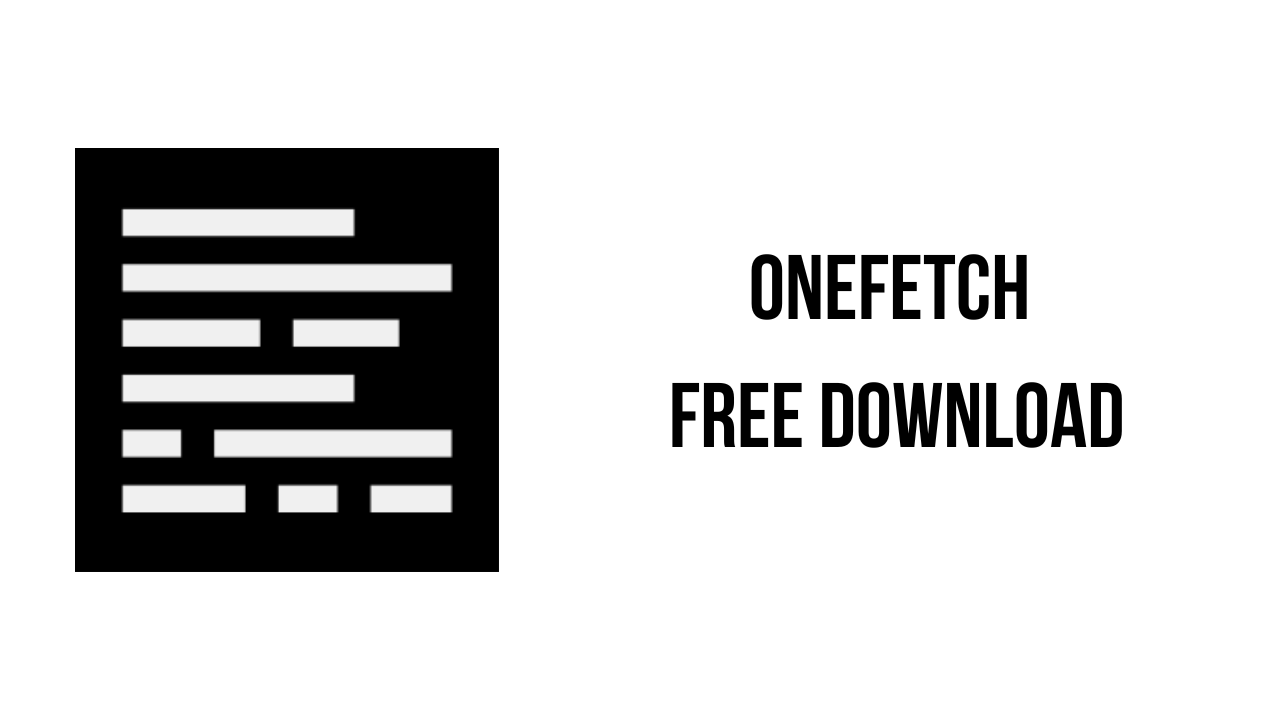 Onefetch Free Download