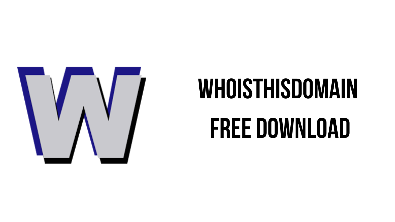 WhoisThisDomain Free Download