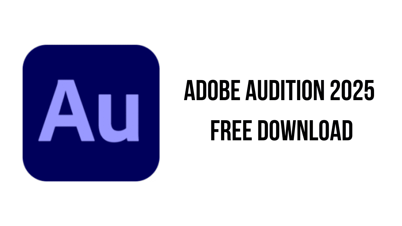 Adobe Audition 2025 Free Download