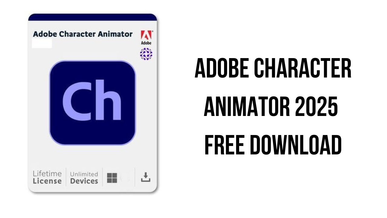 Adobe Character Animator 2025 Free Download