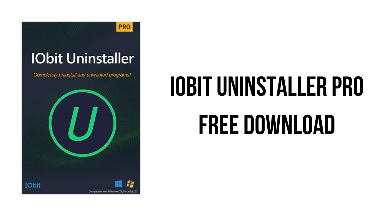 IObit Uninstaller Pro Free Download