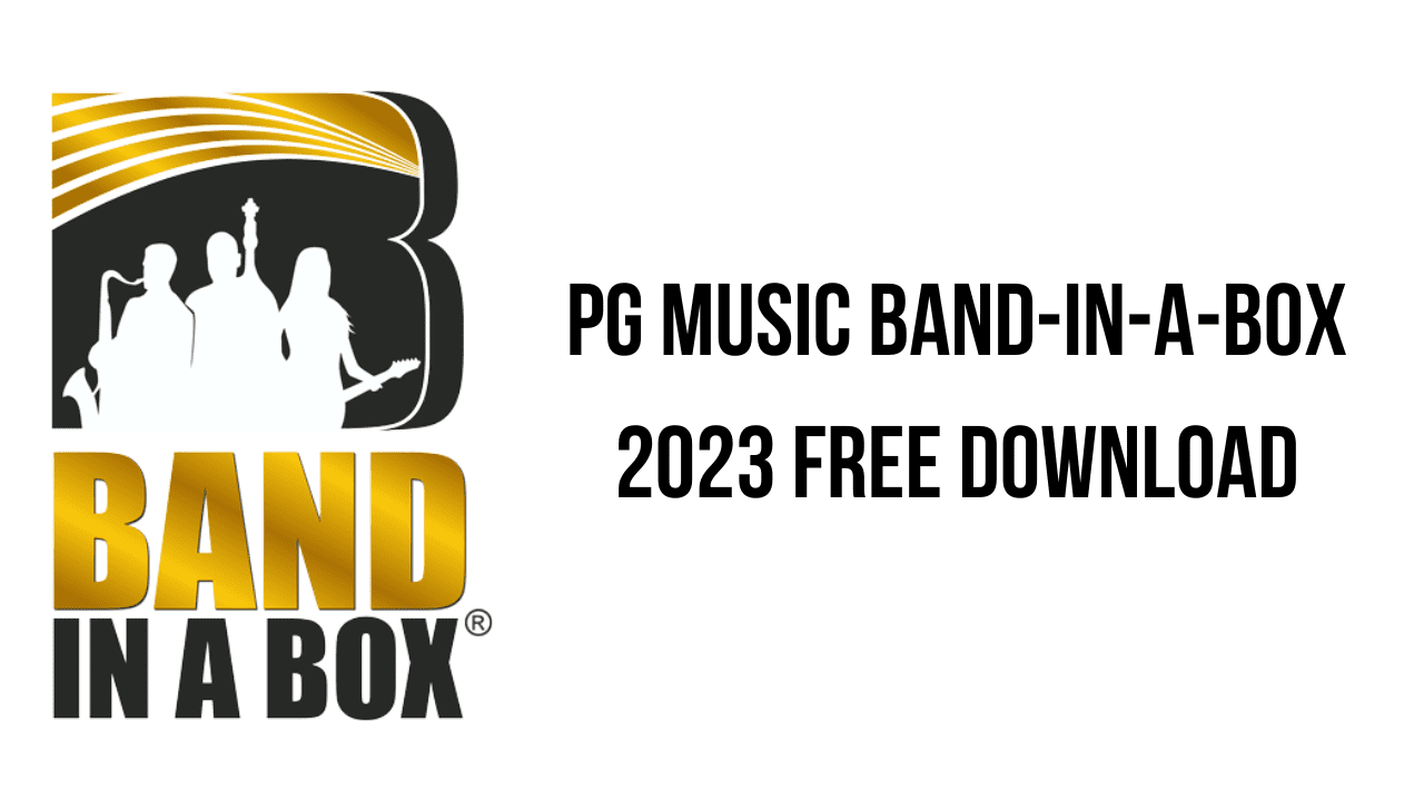 PG Music Band-in-a-Box 2023 Free Download